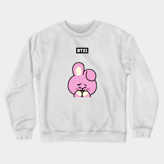 bt21 bts exclusive design 82 Crewneck Sweatshirt by Typography Dose